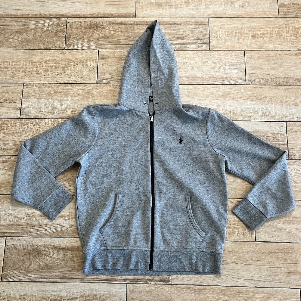 Mens Polo Ralph Lauren Grey Zipper Jacket - L